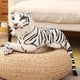 thumbnail image 1 of 30-90CM Simulation Tiger Plush Doll Real Life White Tiger Stuffed Animals Toys Soft Pillow For Kids Birthday Xmas GiftsWhite60cm Deng Xun unisex, 1 of 2