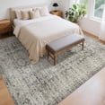 thumbnail image 2 of Shininglove Washable Vintage Distressed Area Rug 10' x 13' – Non-Slip Soft Carpet for Living Room, Bedroom, Dining Room & Home Office, 2 of 7