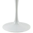 thumbnail image 4 of Modway Lippa 35.5" Round Artificial Marble Dining Table in White, 4 of 7