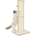 thumbnail image 1 of Cat Scratching Post 32 Inch High, 5.5 Inch Large Diameter Natural Sisal Cat Scratch Post, Scratch-Resistant and Durable Tall Cat Scratcher for Indoor Cats, 1 of 9