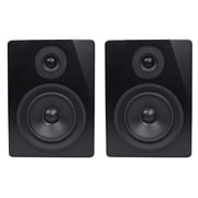Pair Rockville APM5B 5.25" 250W Powered USB Studio Quality Bookshelf Speakers
