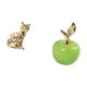 thumbnail image 5 of Figura decorativa de gato para chimenea, escultura, adorno, arte decorativo, artesanía, animal, cerámica, fruta, simulación, hogar, cafetería, estudio, 5 of 8
