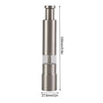 thumbnail image 3 of YFTDEY Clearance Stainless Steel Manual Pepper Grinder – Multi-purpose Household Spice Mill, Manual Press Type, Adjustable Coarseness for Kitchen Cooking, 3 of 8
