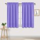 thumbnail image 3 of Scandinavian Silk Curtains | Solid Color Heat Insulation & Energy Saving | Sound Blocking & Noise Reduction | Bedroom Kitchen Use | 2 Panels | Easy Install, 3 of 5