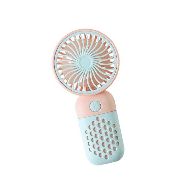 Mini ventilador de mano portátil Ventilador personal silencioso Ventilador de bolsillo Recargable de mano azul Soledad Ventilador de mano