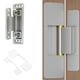 thumbnail image 5 of Bisagras de Puerta Ocultas, 2 Paquetes de Bisagras de Puerta Ocultas Ajustables, Capacidad de Carga de 110 Libras, Bisagras Ocultas Resistentes para Puerta Secreta, 5 of 5