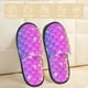 thumbnail image 2 of Fotbe Rainbow Scales2 Pantuflas Peludas para Mujer con Estampado, Zapatillas de Peluche, Zapatos de Invierno para Casa, Uso Interior y Exterior-Medium, 2 of 8