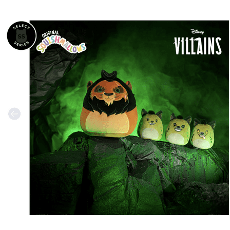 Squishmallows Disney The Lion King Villains 4-Pack