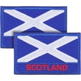 thumbnail image 1 of 2pcs Scotland Flag Patches Embroidered National Flag Applique Clothes Patches, 1 of 6