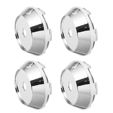 Unique Bargains 4 Pcs 65mm Out Dia 5 Clips Wheel Tyre Center Hub Caps Cover for Car Silver Tone