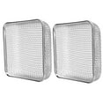 2Pcs RV Furnace Vent 4.5 X 4.5in Heavy Duty Stainless Steel Flying Bug