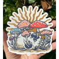 thumbnail image 2 of Wickedgoodz Mushroom Skull Vinyl Decal - Western Bumper Sticker - for Laptops Tumblers Windows Cars Trucks Walls, 2 of 5