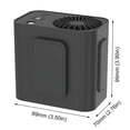 thumbnail image 2 of Ventilador Refrigeración Por Aire Con Carga USB 3600mAh Funciona Pilas 5 Engranajes para Exteriores E Interiores, 2 of 9