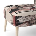 thumbnail image 5 of Designart "Hyperrealistic Minimalism Abstract Roses I" Upholstered Floral Roses Accent Chair and Modern & Contemporary Arm Chair - Multiple Color & Pattern, 5 of 7