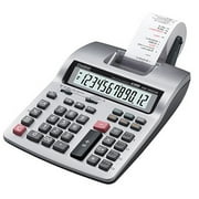 Angle View: Casio Printing Calculator - Dual Color Print - 2.4 lps - 12 Digits - LCD - Battery/Power Adapter Powered - 4 - AA - 2.3" x 7.8" x 10.8"