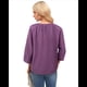 thumbnail image 3 of Blusas Elegantes de Estilo Bohemio con Cuello en V, Mangas 3/4 y Botones para Mujer, Color , Talla S, 3 of 8