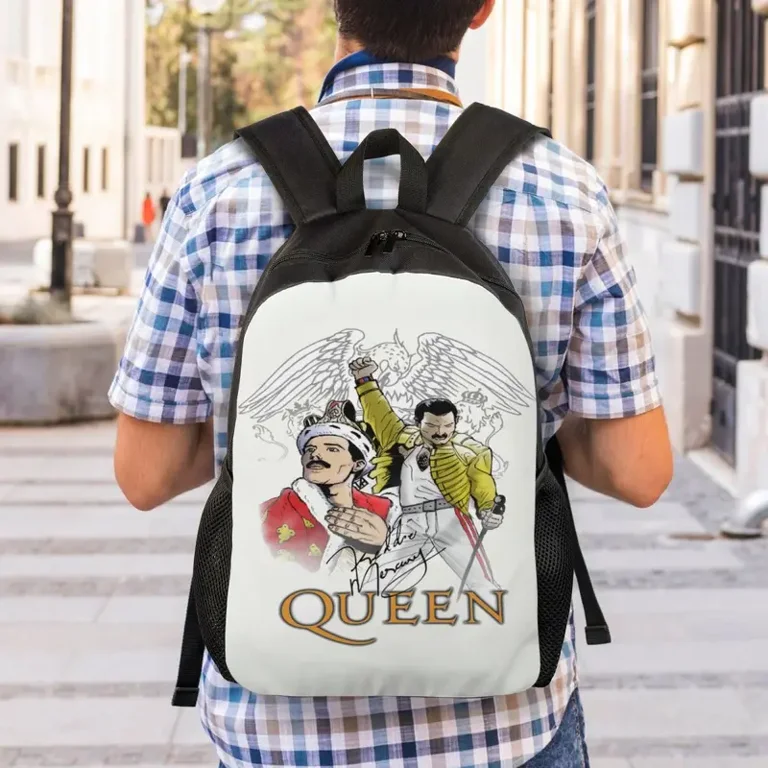 Freddie Mercury Backpacks Men Women Fashion Bookbag for School College Bags