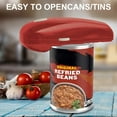 thumbnail image 5 of Electric Can Opener, Hands-Free, Smooth Edge, Battery Powered for All Round Cans, Red, 5 of 8