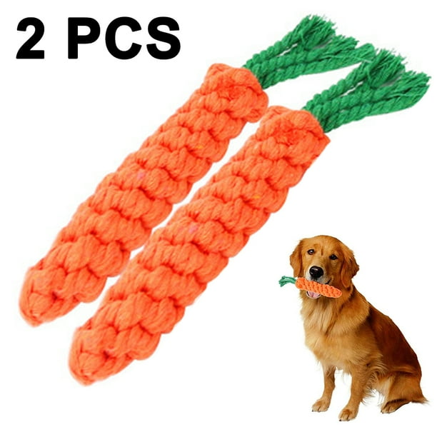 Puppy Boredom Rope Toy Cotton Natural Teeth Cleaning Chew Rope Dogs Ball Knot Training Toy Cotton Rope Dog Toys Pet Teeth Training Toys