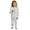 AB310 White, variant on Tisuna Kids Fall Pajamas Set For Girls Relaxed Fit Long Sleeve Crew Neck Diy Graphic Print Tops And Pants Sleepwear Children'S 2 Pieces Bedtime Wear Clothes Set Size 2-3 Years