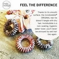 thumbnail image 3 of invisibobble Original Traceless Spiral Hair Ties - White Granite - 2 packs of 3, 3 of 6