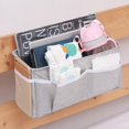 thumbnail image 3 of 1*Storage Bag Bedside Caddy Bedside Storage Organizer Table Cabinet Hanging Storage Organizer Canvas Bedside Pocket Under Mattress Holder Bag for Book, 3 of 5