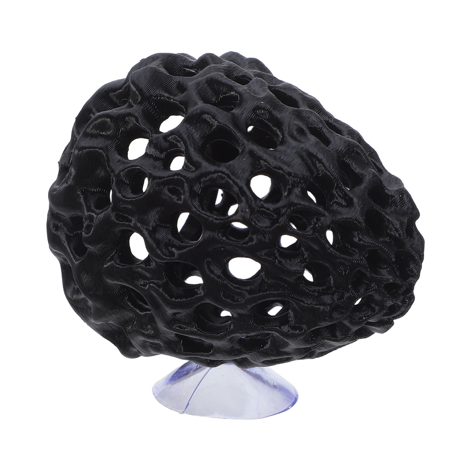 CRILSTYLEO Black Betta Fish Hideout Aquarium Decorative Cave