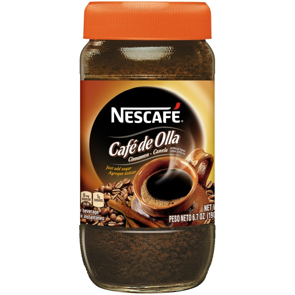 NESCAFE CAFE DE OLLA Instant Coffee Beverage 3.5 oz. Jar