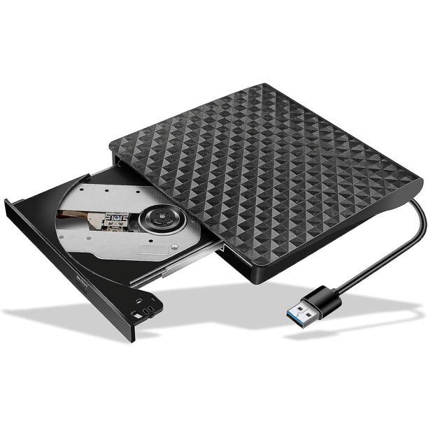 Unidad De DVD Externa, Usb 3.0 Cd/dvd+/Reproductor De DVD Portátil