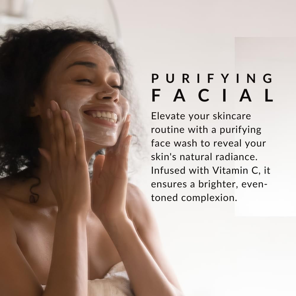 Flori Roberts Ultimate C Cleanser, Creamy Face Wash with Vitamin C, Moisturizing for All Skin Tones