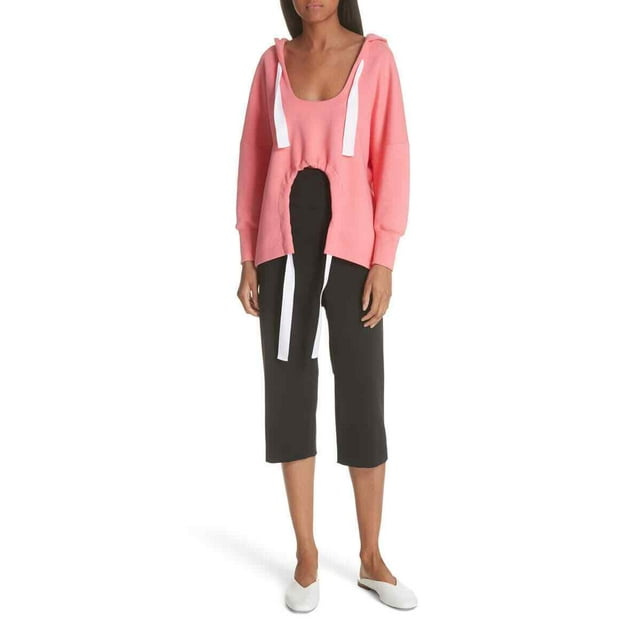 Ji Oh Sweat à Capuche pour Femmes avec Ourlet Découpé Rose Taille TTP 379$