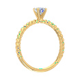 thumbnail image 2 of 1/4 Carat Prong Set Solitaire Diamond Engagement Ring Band in 14K Yellow Gold (Ring Size 8.25), 2 of 5