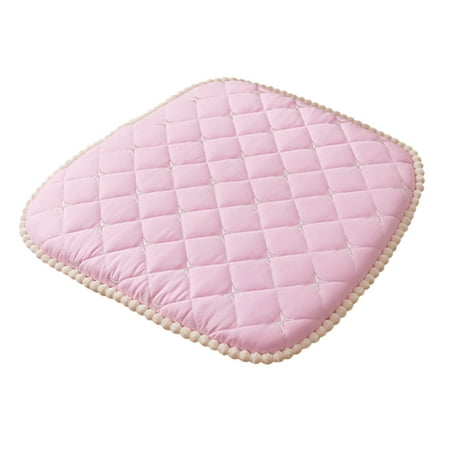 

KQJQS Thickened Dining Chair Cushion - Memory Foam Slow Rebound Office Stool Pad Table and Chair Seat Cushion Plaid Stitching Design