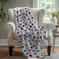 thumbnail image 4 of Dmlowu 4th of July Decorations Fleece Blanket 28x39" Comfortable Blanket Memorial Day Decorations Bed Blanket Extra Soft Warm Throw Blanket for Couch Travel Camping Living Room Home Decor, 4 of 7