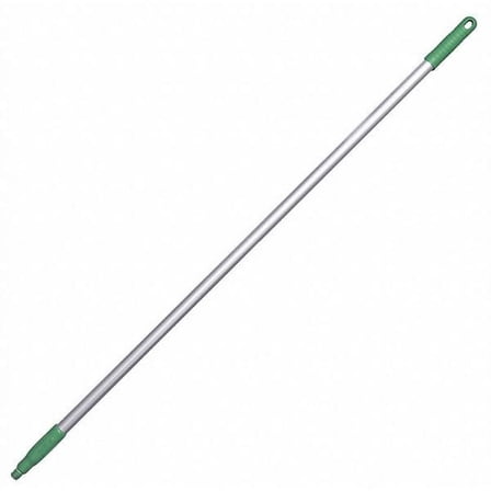 1 PK ToughGuy 49-57/64" Color Coded Handle, 1 in Dia, Green, Aluminum