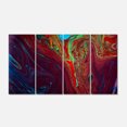 thumbnail image 2 of Peinture Acrylique Abstraite Rouge Foncé - Art Abstrait sur Toile, 2 of 3