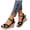 Black, variant on ZACPNCV Womens Plus Size Wedge Sandals Wrap Around Strap Rope Sole Platform Comfort Casual Slides Summer