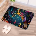 thumbnail image 5 of Note Non-Slip Polyester Kitchen Mat Door Rugs Indoor Rug, Machine Washable, 5 of 6