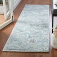 thumbnail image 3 of SAFAVIEH Glamour Quinten Floral Area Rug, Light Blue/Ivory, 8' x 10', 3 of 10
