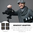 thumbnail image 3 of CIMAXIC LED Monitor Mount Bracket for Camera Use with 1/4 Inch Hole Black ABS Iron Material,0.94"X0.83"X0.55", 3 of 4