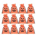 thumbnail image 1 of Shisuyan 25Set Halloween Party Bag Orange Linen Pumpkin Shape Storage for Friends, 1 of 8