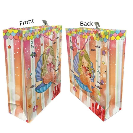 Sparkly Underwater Mermaid Gift Bag:1CT