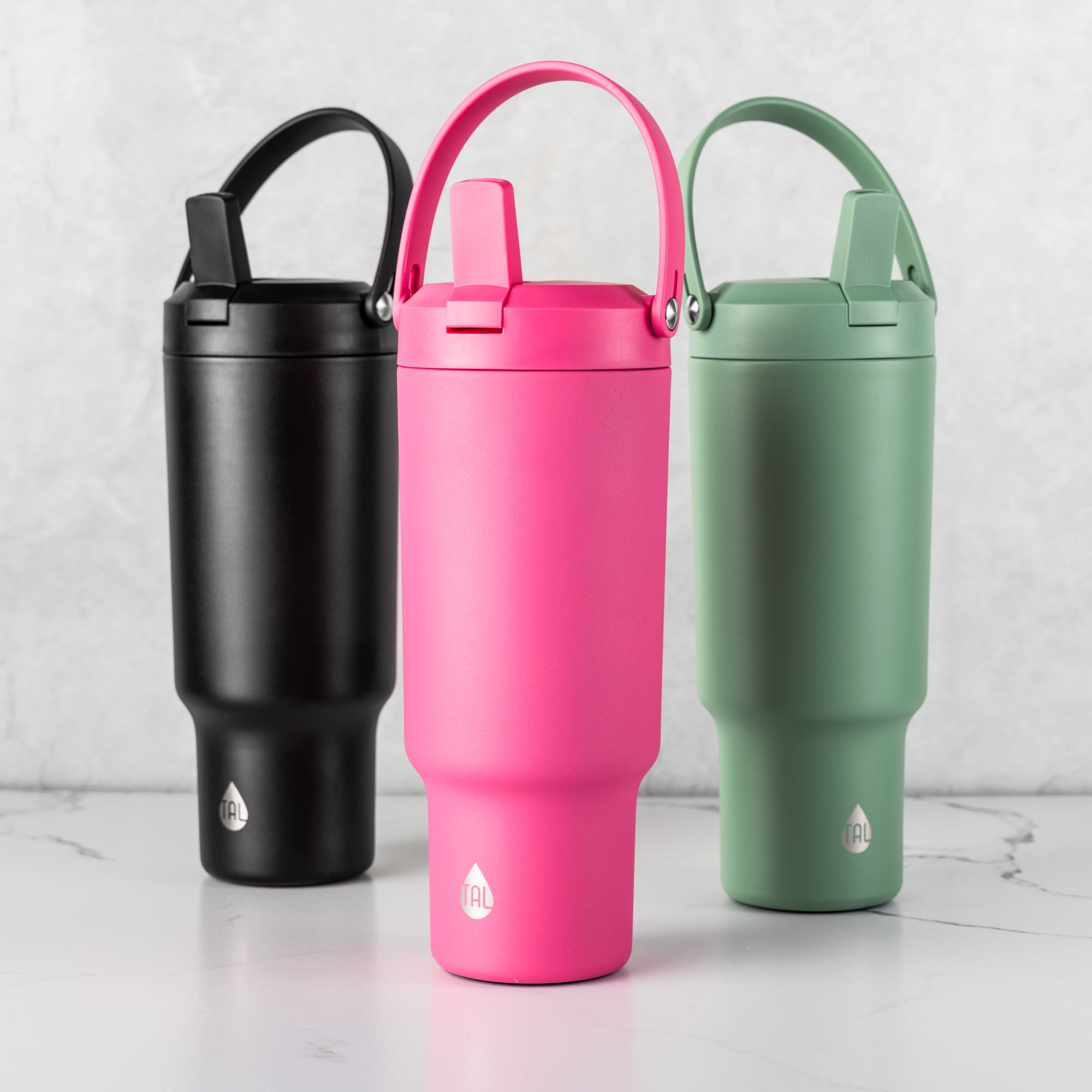 Tal 40 oz Insulated Tumbler with Straw Sage