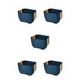 thumbnail image 1 of Matsuzay Cubo de basura innovador Complemento elegante y funcional para el hogar Cubo de basura ergonómico Montado en la pared azul amarillo Type2 NO2, 1 of 6