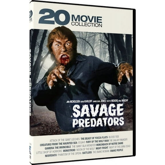Savage Predators: 20 Movie Collection