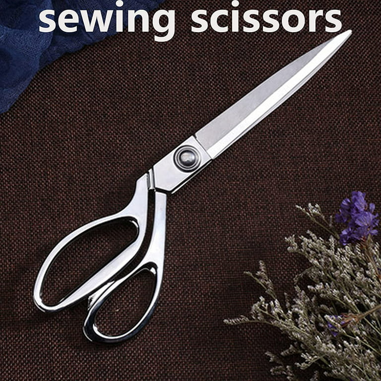  Stainless Steel Sharp Tailor Scissors for Clothing Dressmaking  Shears Fabric Craft Cutting Adjustable Kitchen Scissors, Gold (8'') : Arts,  Crafts & Sewing