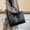 Black, variant on Women Handbag Brown Shoulder Bag Brown Shoulder Handbag for Women, Adjustable Crossbody Purse with Spacious Interior, PU Leather Messenger Tote Bag for Casual Work Travel Shopping Outings