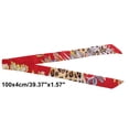 thumbnail image 4 of Unique Bargains 1 Pc Scarf Headband Flower Leopard Neck Scarf for Women Red, 4 of 5