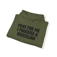 thumbnail image 4 of Brazilian Brazil Wedding Wife Husband Hoodie, Gifts, Hooded Sweatshirt, 4 of 4