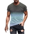 thumbnail image 1 of Birdeem Chemises pour Hommes Hommes Imprimé Fallow Col Rond T-Shirt Décontracté Mode Manches Courtes, 1 of 1